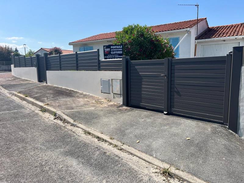 Projet complet aménagement extérieur en aluminium sur Tresses