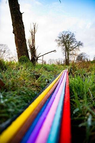 Recherche et détection de gaine bouchée pour le passage de la fibre optique dans le Nord Gironde
